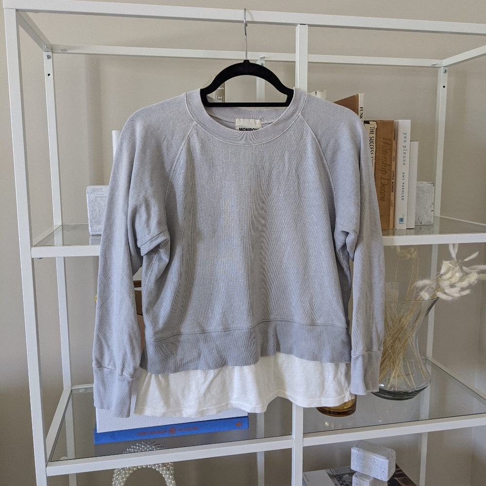 Monrow Sweatshirt Tee